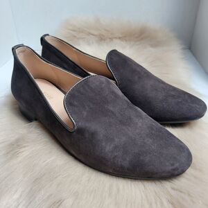 Taryn Rose Bryanna Brown Suede Flat Loafers Size 8.5